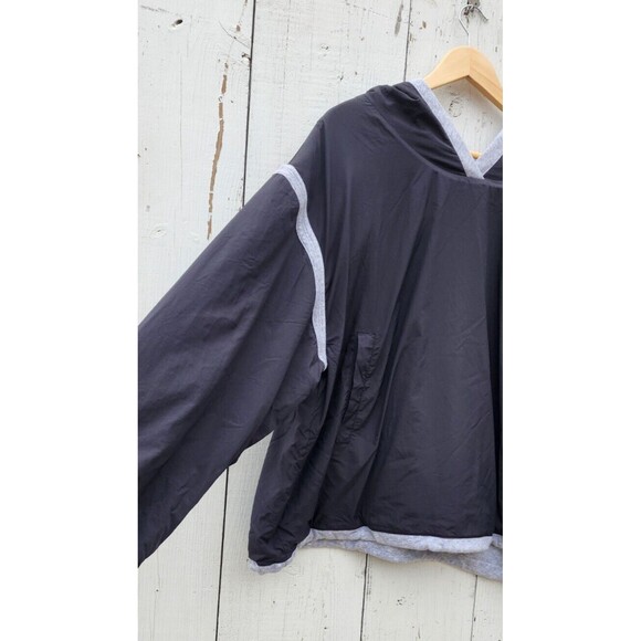 Free People FP Movement Don’t Back Down Nylon Pullover Reversible Hoodie Sz L NW - Picture 6 of 11